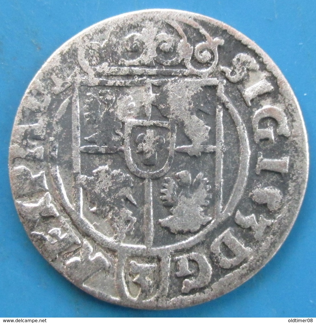 POLOGNE,  Sigismond III Vasa 1/24 De Thaler (ou Poltorak Koronny Ou Trois Polker) 1623, Cracovie, TTB - Polen