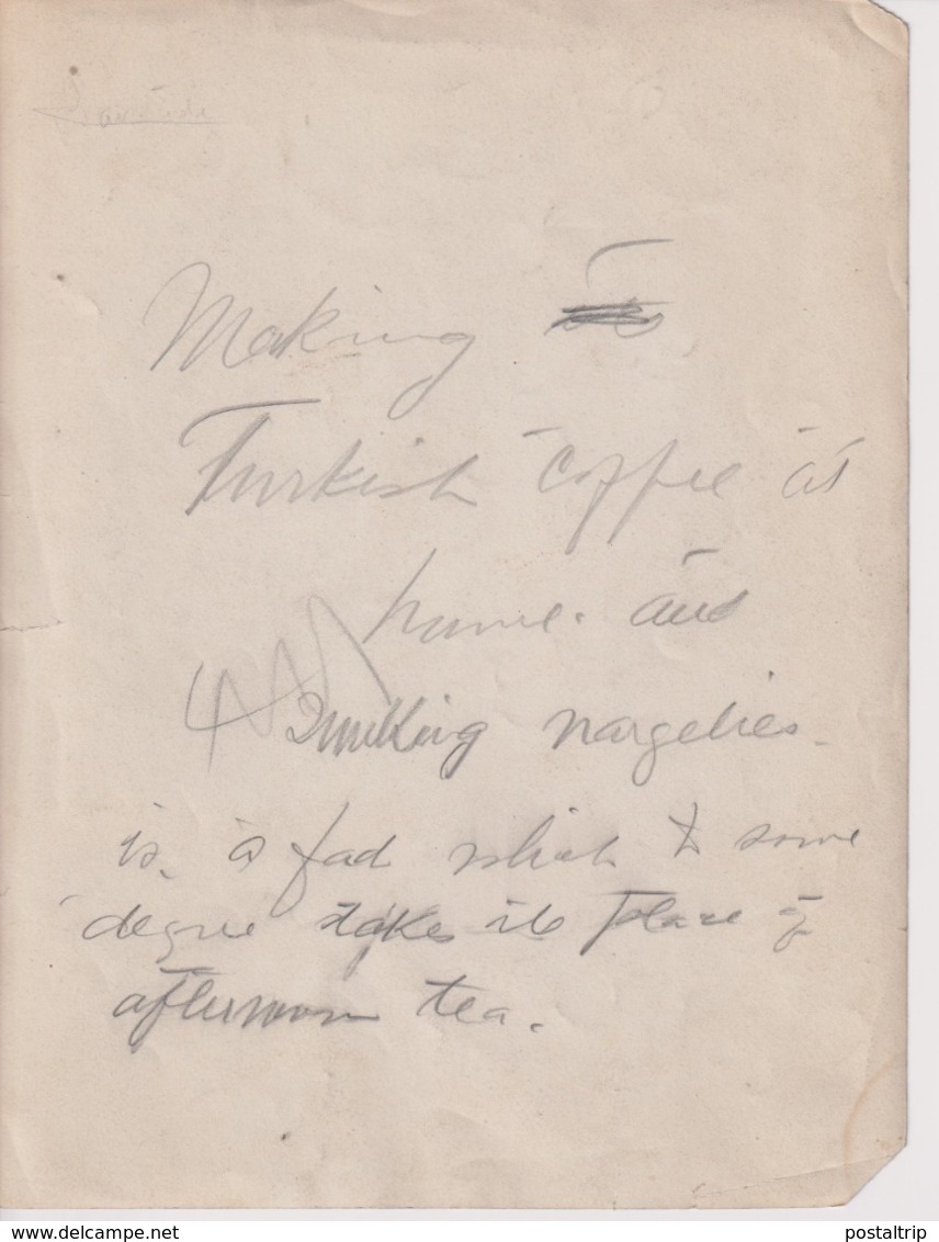 MAKING TURKISH COFFEE   +- 21*16CM Fonds Victor FORBIN (1864-1947) - Non Classés