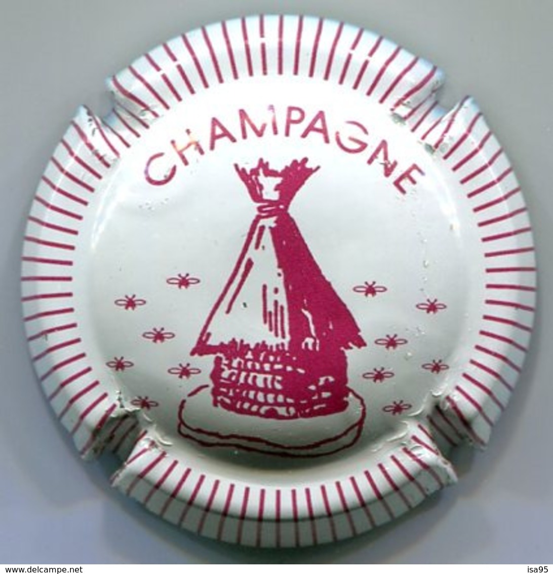 CAPSULE-CHAMPAGNE CO.GE.VI. N°03 Rouge Striée - Autres & Non Classés