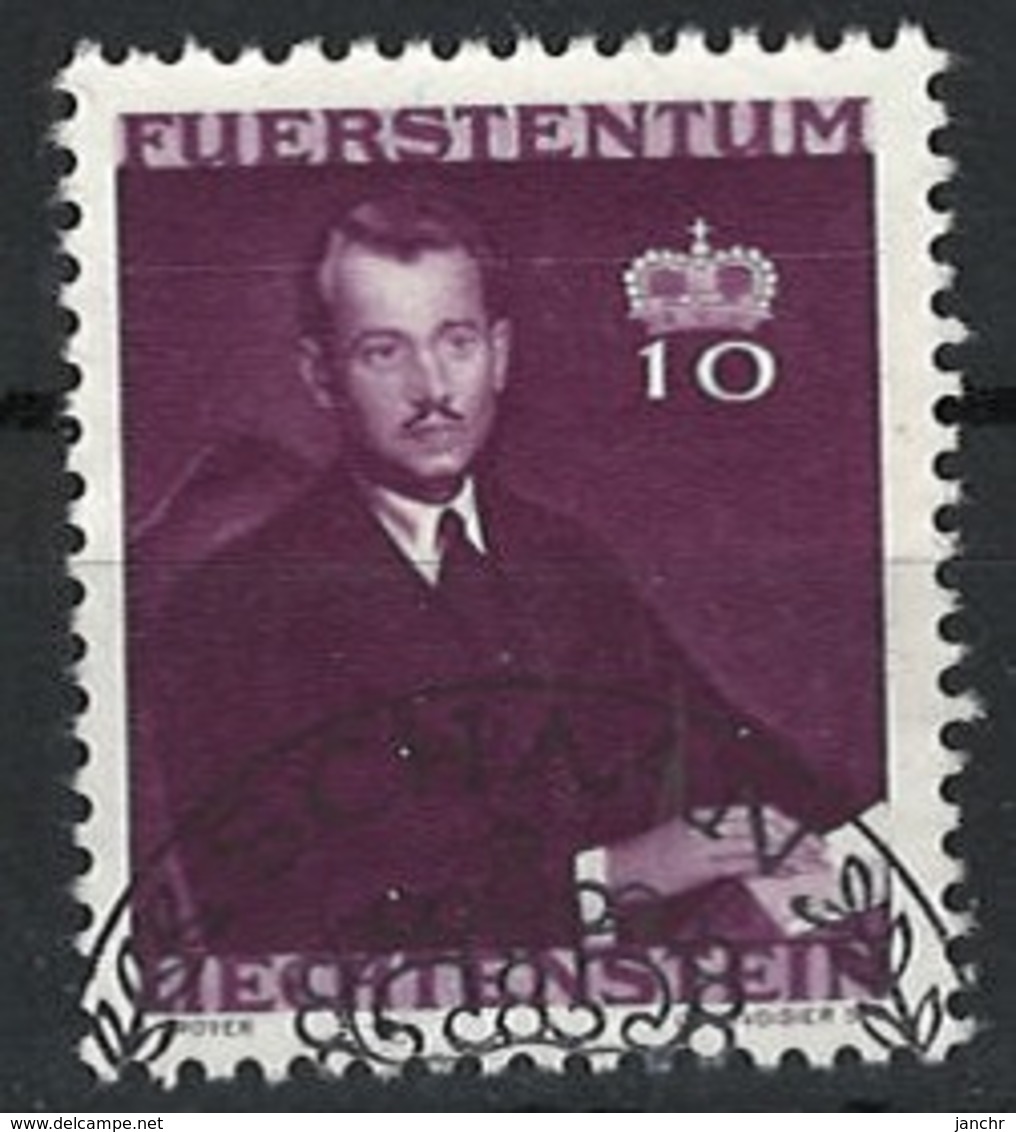 Liechtenstein 1943. Mi 211 O - Gebraucht