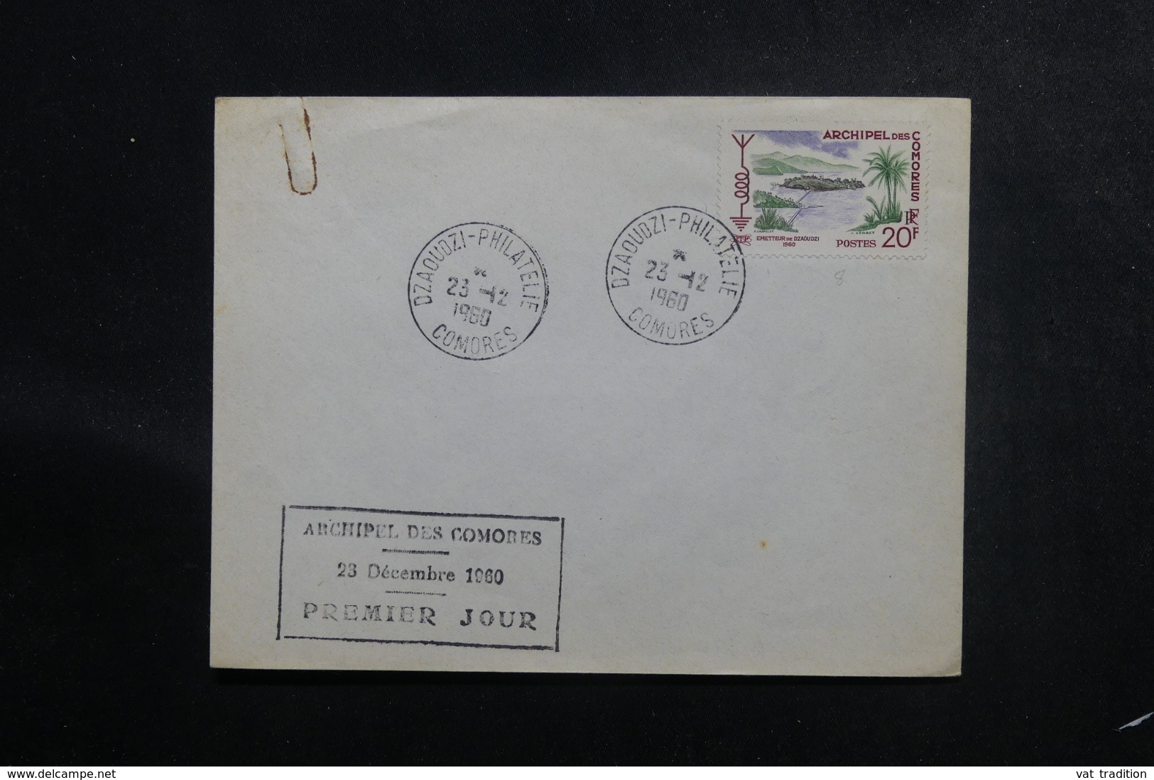 COMORES - Enveloppe FDC En 1960 - Émetteur De Dzaoudzi - L 47167 - Brieven En Documenten