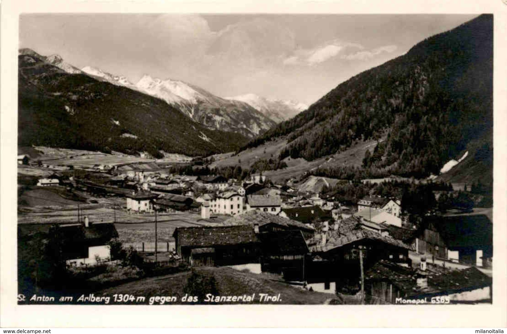 St. Anton Am Arlberg Gegen Das Stanzertal, Tirol (6565) - St. Anton Am Arlberg