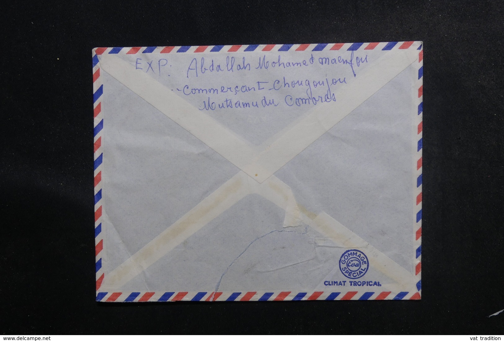 COMORES - Enveloppe De Mutsamudu Pour La France En 1961, Affranchissement Plaisant - L 47171 - Lettres & Documents