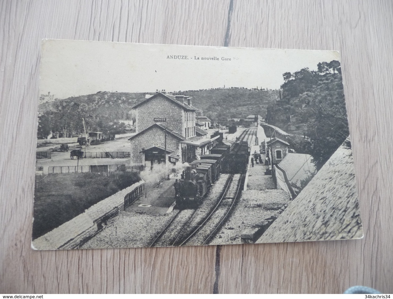 CPA 30 Gard Anduze La Nouvelle Gare   BE - Anduze