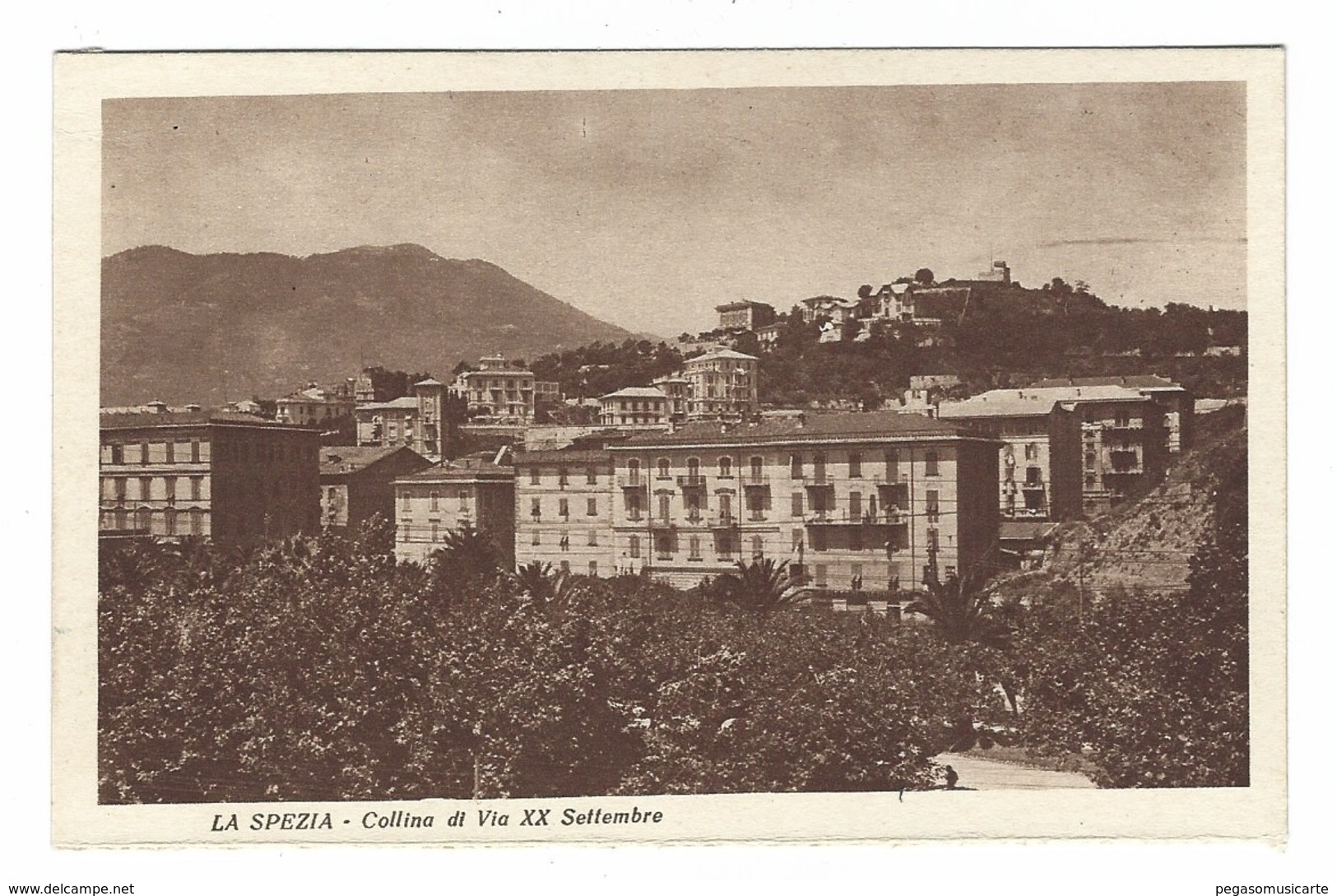 1177 - LA SPEZIA COLLINA DI VIA XX SETTEMBRE  1930 CIRCA - La Spezia