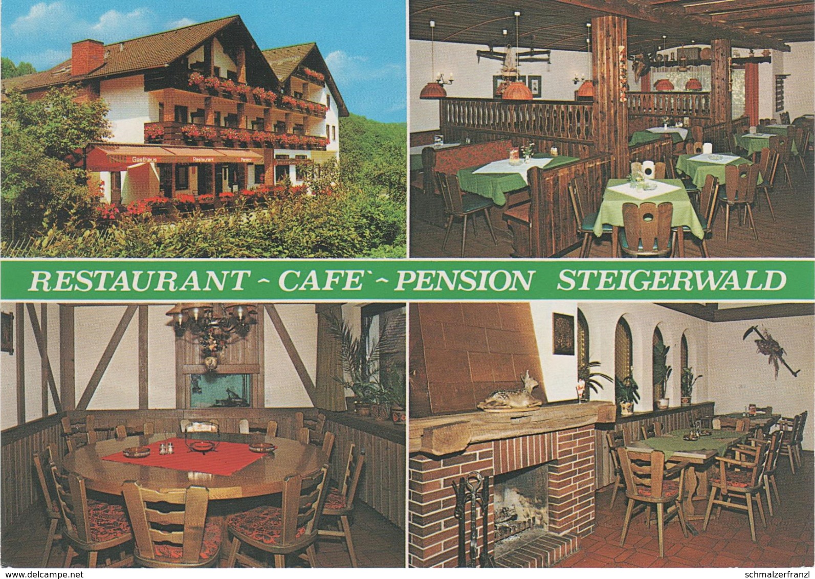 AK Frammersbach Habichsthal Restaurant Cafe Pension Steigerwald Gasthof Zur Frischen Quelle A Partenstein Wiesthal Lohr - Lohr