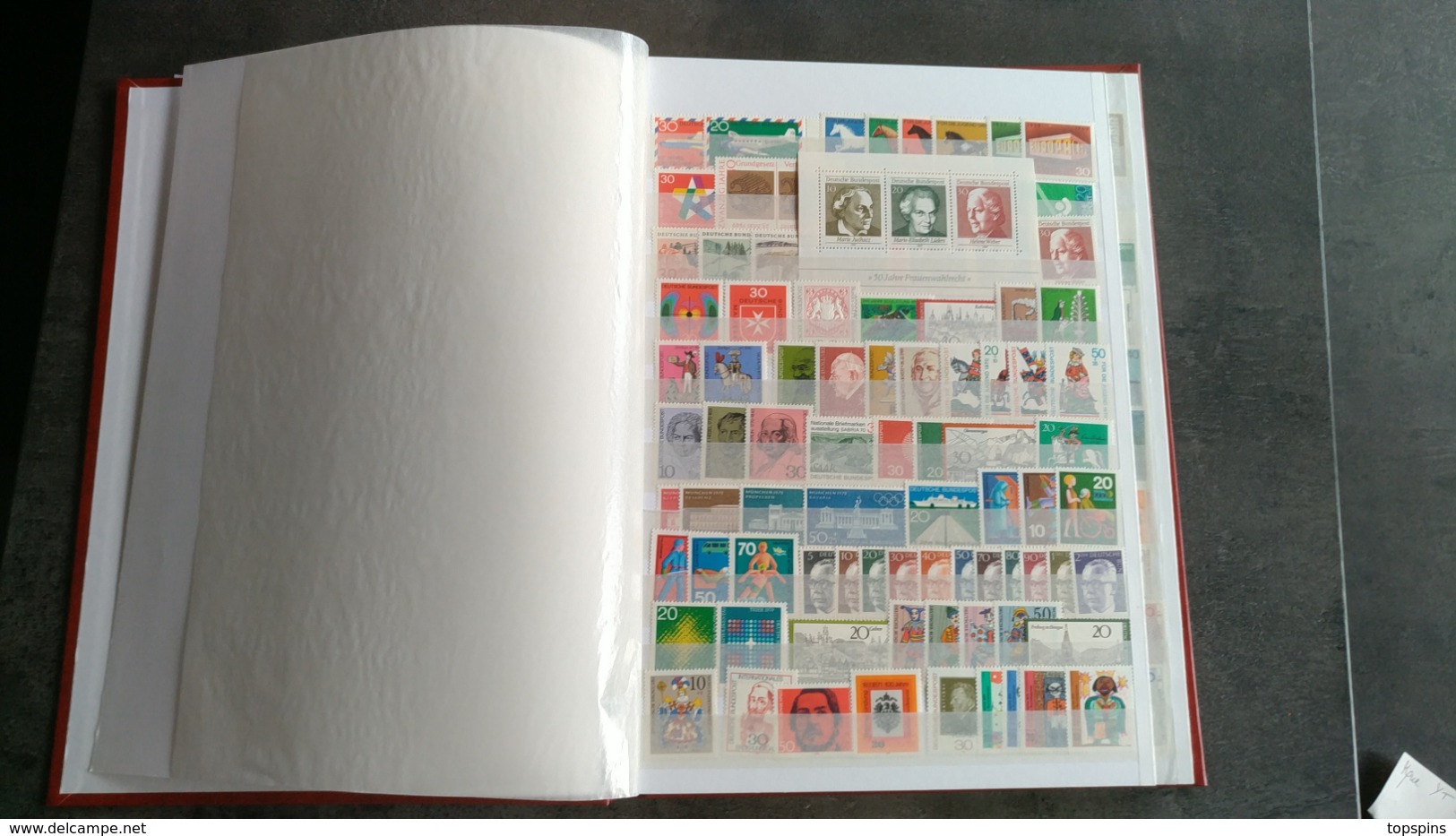 ALLEMAGNE RFA ALBUM TIMBRE COMPLET 1969/89 NSC N** MNH - Ongebruikt