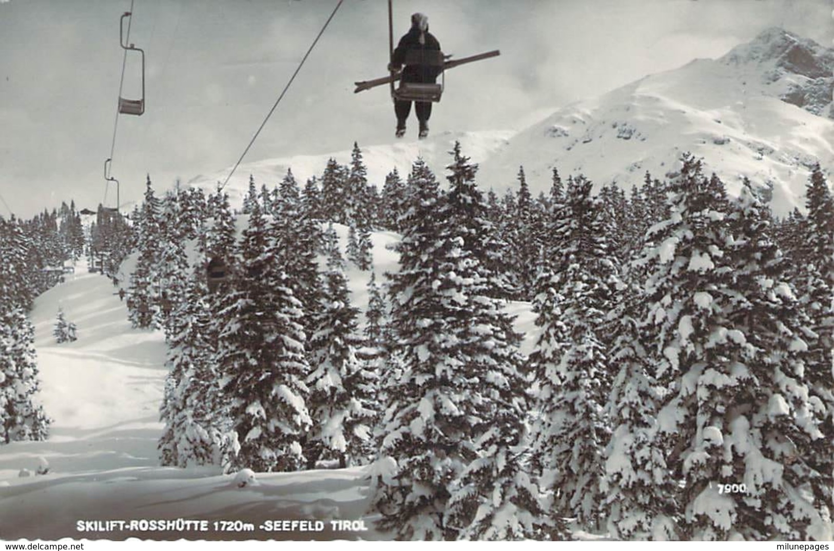 AUTRICHE Skilift  Rosshütte Seefeld Tirol Télésiège Sur Les Pistes De Ski De Seefeld - Seefeld