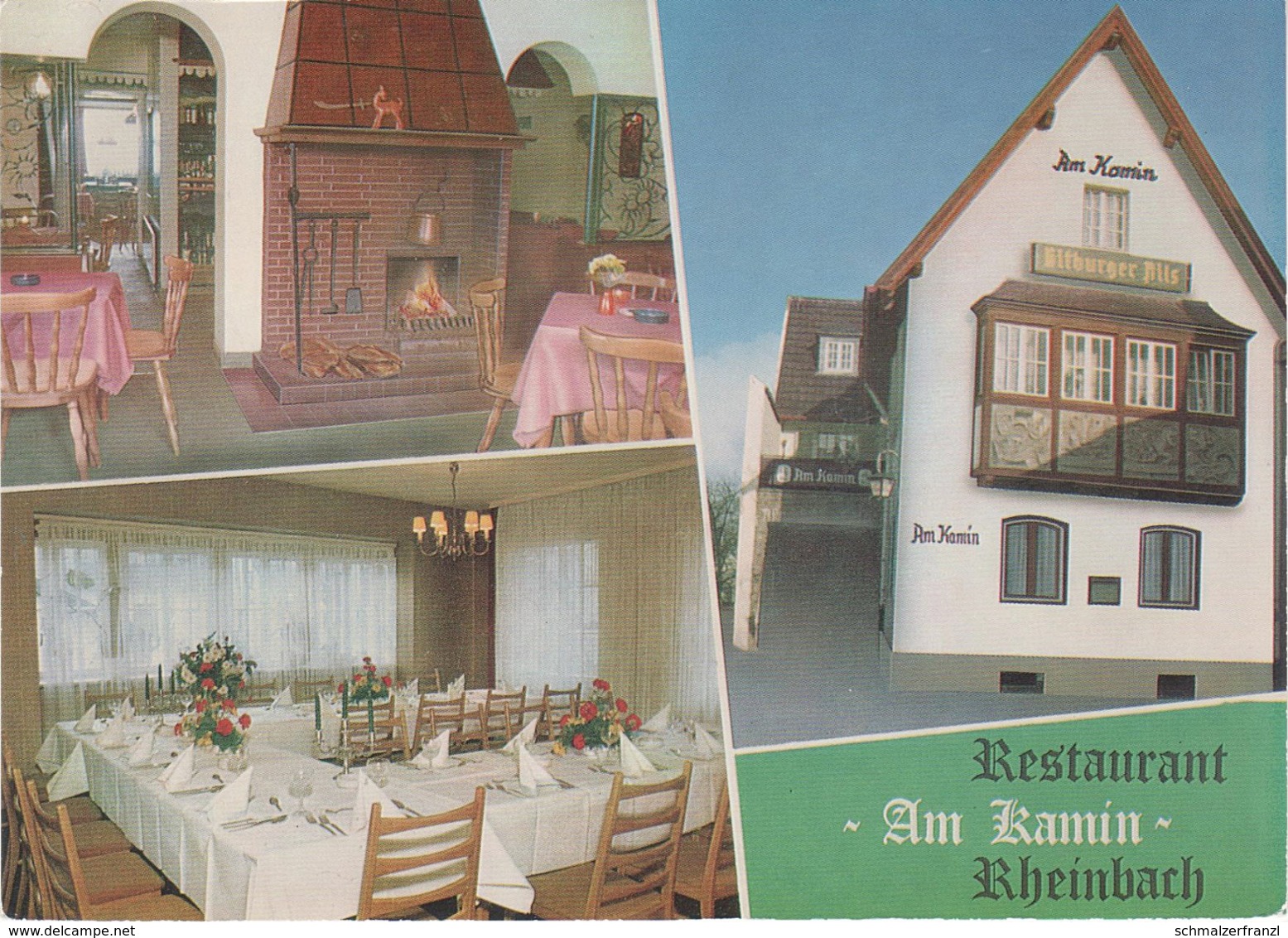 AK Rheinbach Restaurant Am Kamin Langgasse 7 A Wormersdorf Merzbach Odendorf Morenhoven Miel Meckenheim Euskirchen Bonn - Euskirchen