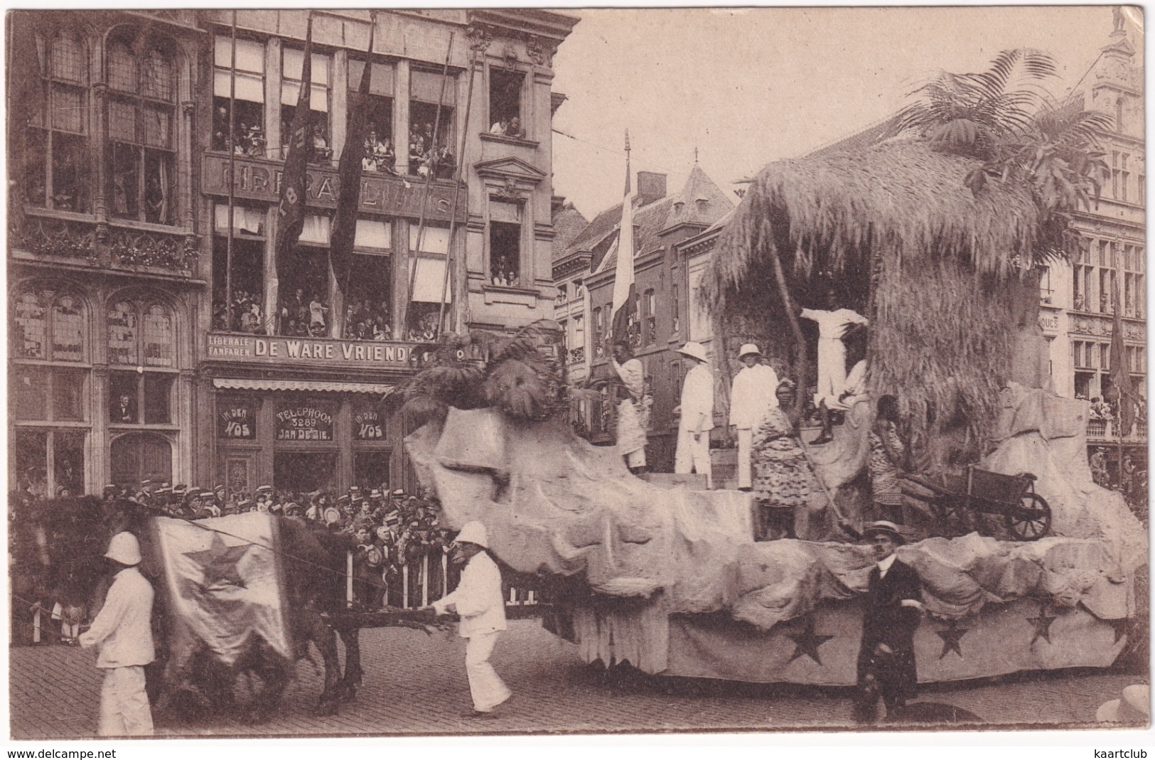 Antwerpen, 1923 - Juweelenstoet: Mijnontginging In Congo / Anvers - Cortège Des Bijoux: Mine De Diamant Au Congo - Antwerpen