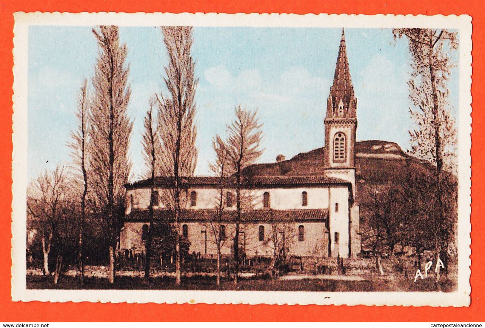 Nw008 LOMBERS ( SAINT-PIERRE-de ) 81-Tarn L' Eglise Et Le PIC 1920s APA POUX 4 - Other & Unclassified