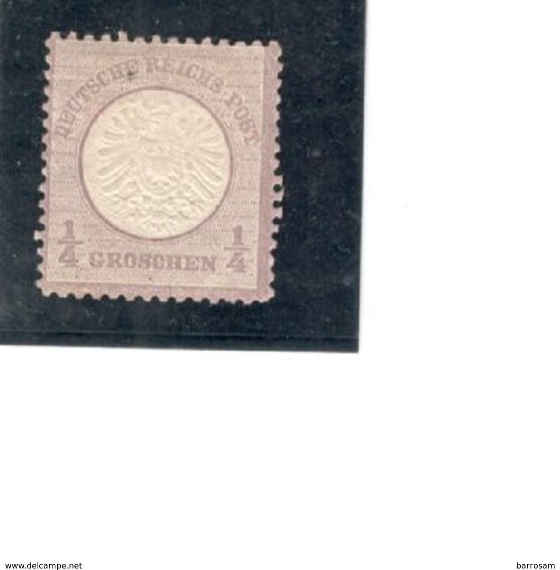 GERMANY1872: Michel16 Mh* Full,original Gum Cat.Value 100Euros($110+) - Unused Stamps