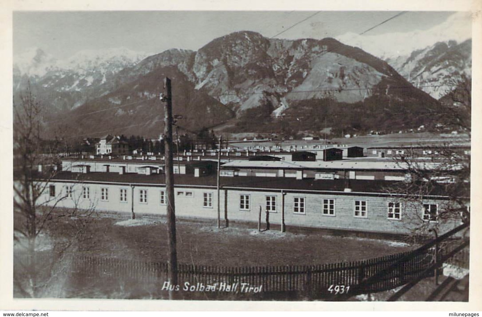 AUTRICHE Aus Solbad HALL In TIROL Quartier WELVERT Troupes Françaises D'Occupation - Hall In Tirol