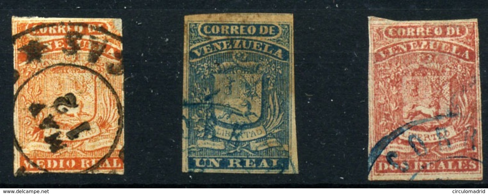 Venezuela Nº 1/3. Año 1859/60 - Venezuela