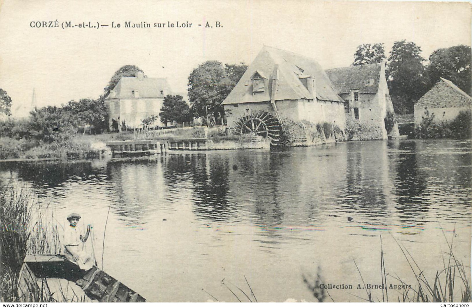 CPA 49 Maine Et Loire Corzé Le Moulin Sur Le Loir - Other & Unclassified