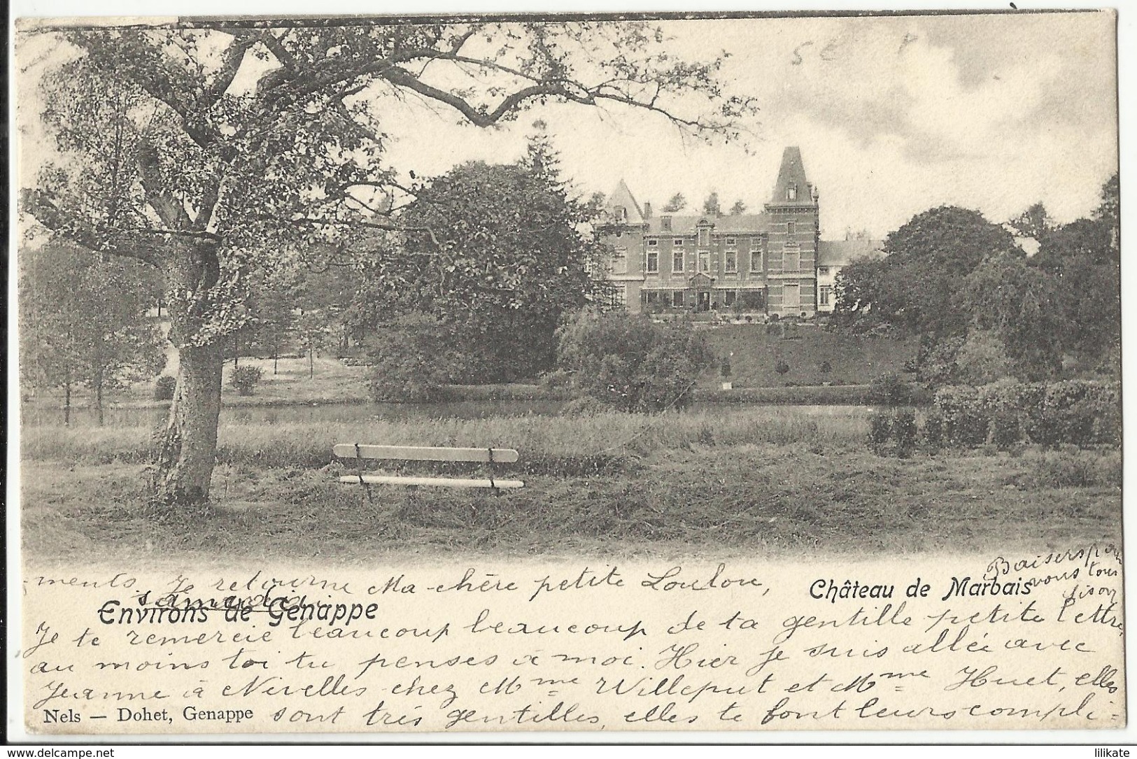 Environs De Genappe - Château De Marbais (Villers La Ville) 1902 - Villers-la-Ville