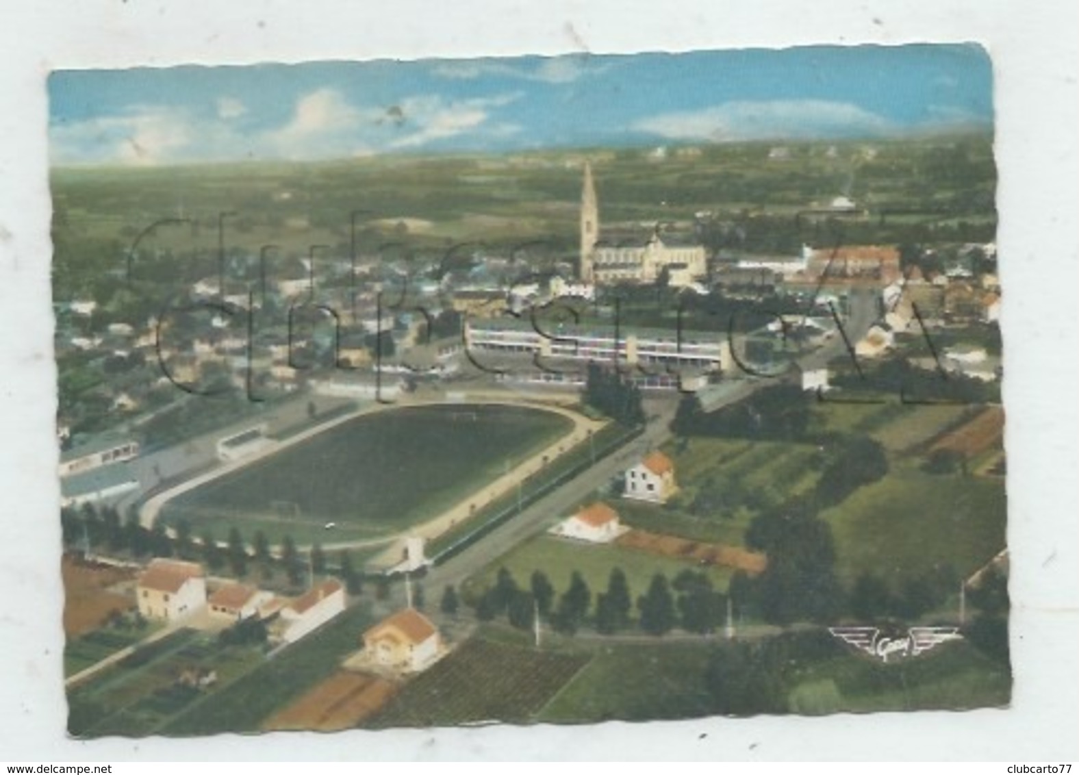 Vertou (44) : Vue Générale Aérienne Au Niveau Du Stade Du Parc Des Sports En 1967 GF PHOTO VERITABLE. - Altri & Non Classificati