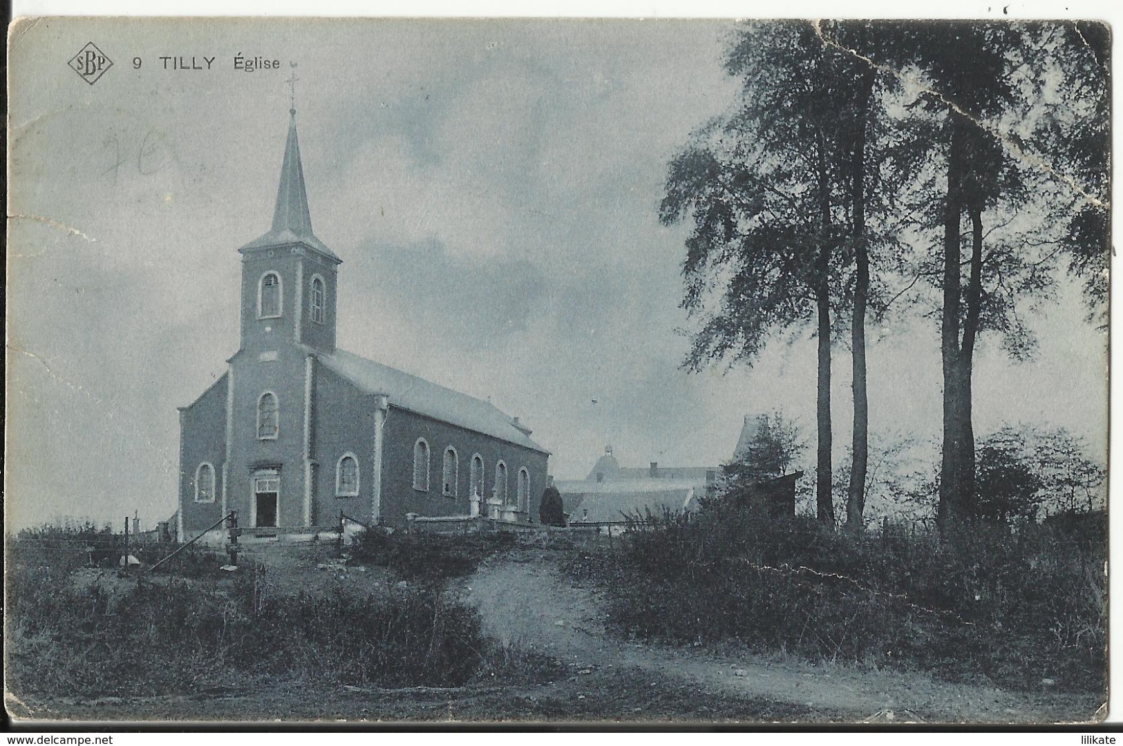 TILLY - Eglise 1913 - Edit SBP N°9 - état Voir Scans - Villers-la-Ville