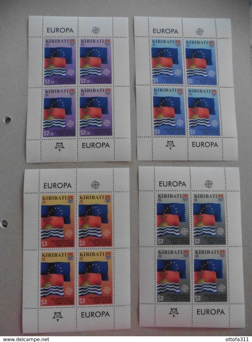 Europa Cept 2006; Kiribati.50 Jahre Cept; 4 Blocks; Postfrisch**; Mnh - 2006