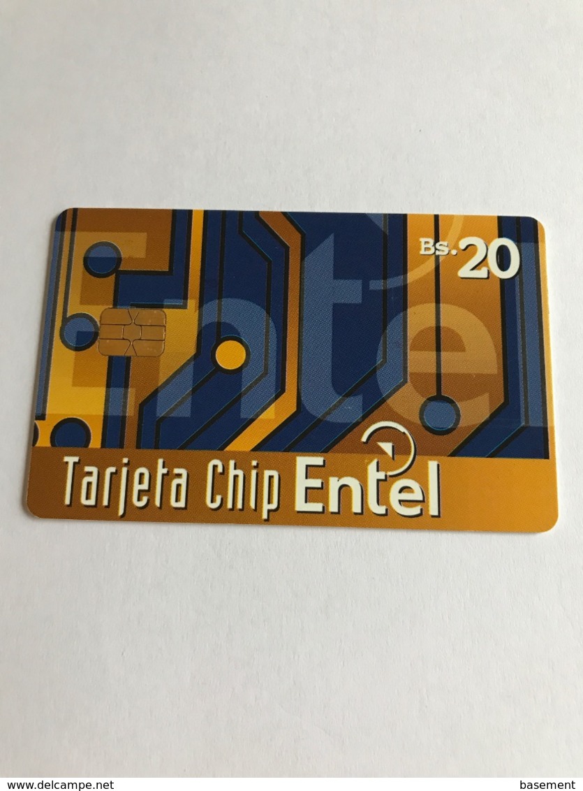 Bolivia -  1 Phonecard With Chip - Bolivia