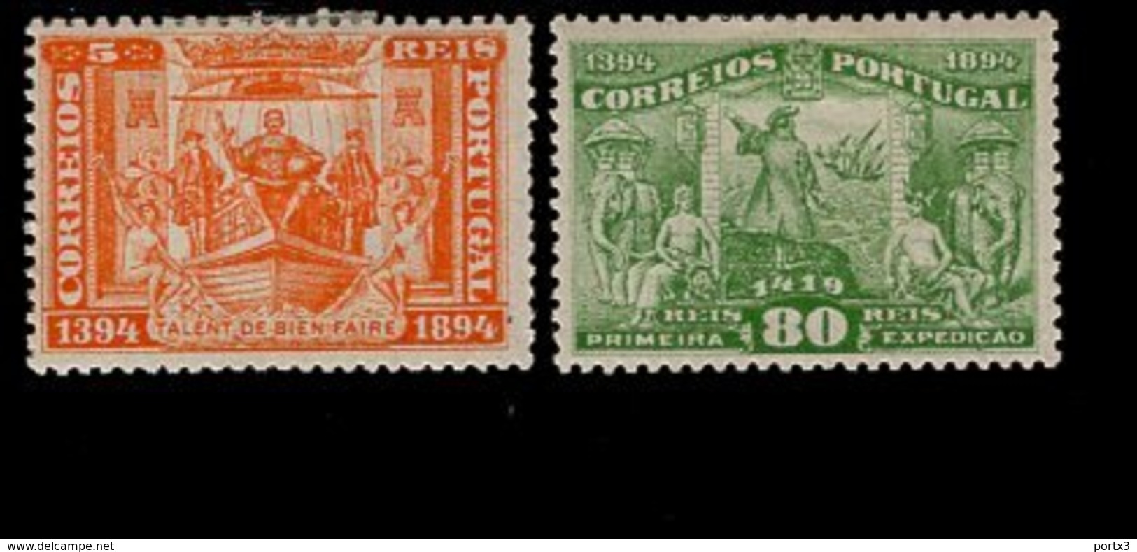 Por.96 + 103 Heinrich Der Seefahrer MLH * Falz - Unused Stamps