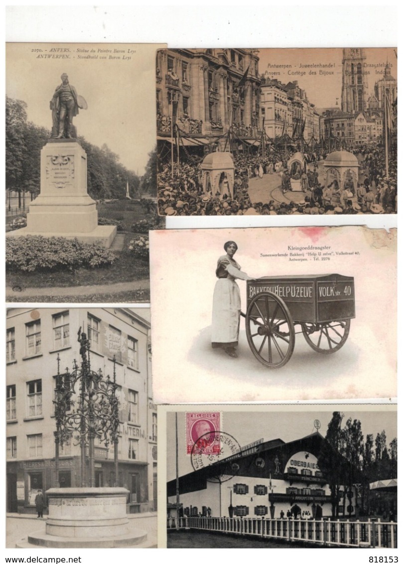 ANTWERPEN  Lot 100 Oude Postkaarten - 100 - 499 Cartes