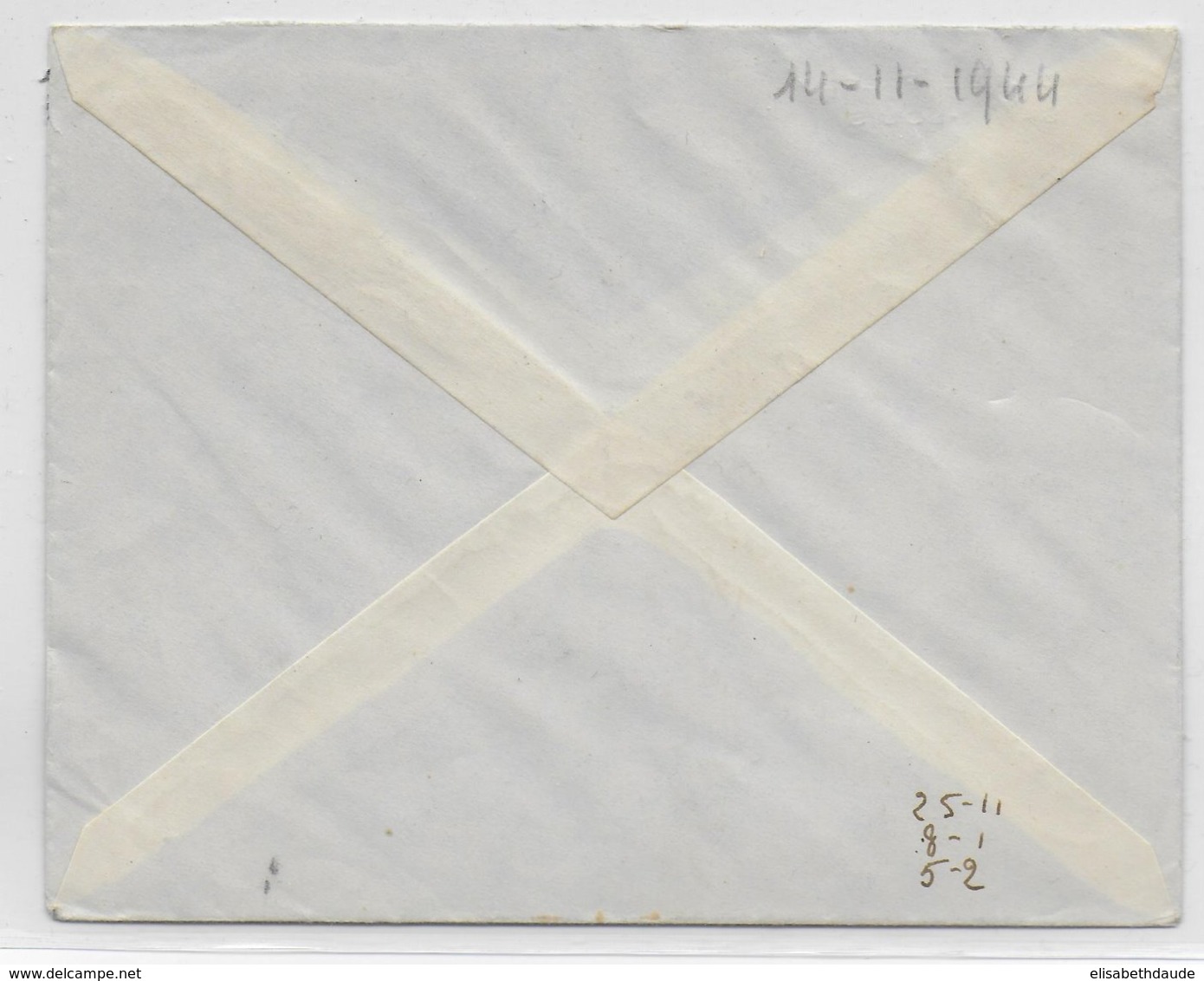 1941 - ENVELOPPE FM De SAINT LOUIS (SENEGAL) Avec CENSURE AOF => TOULON - Lettres & Documents