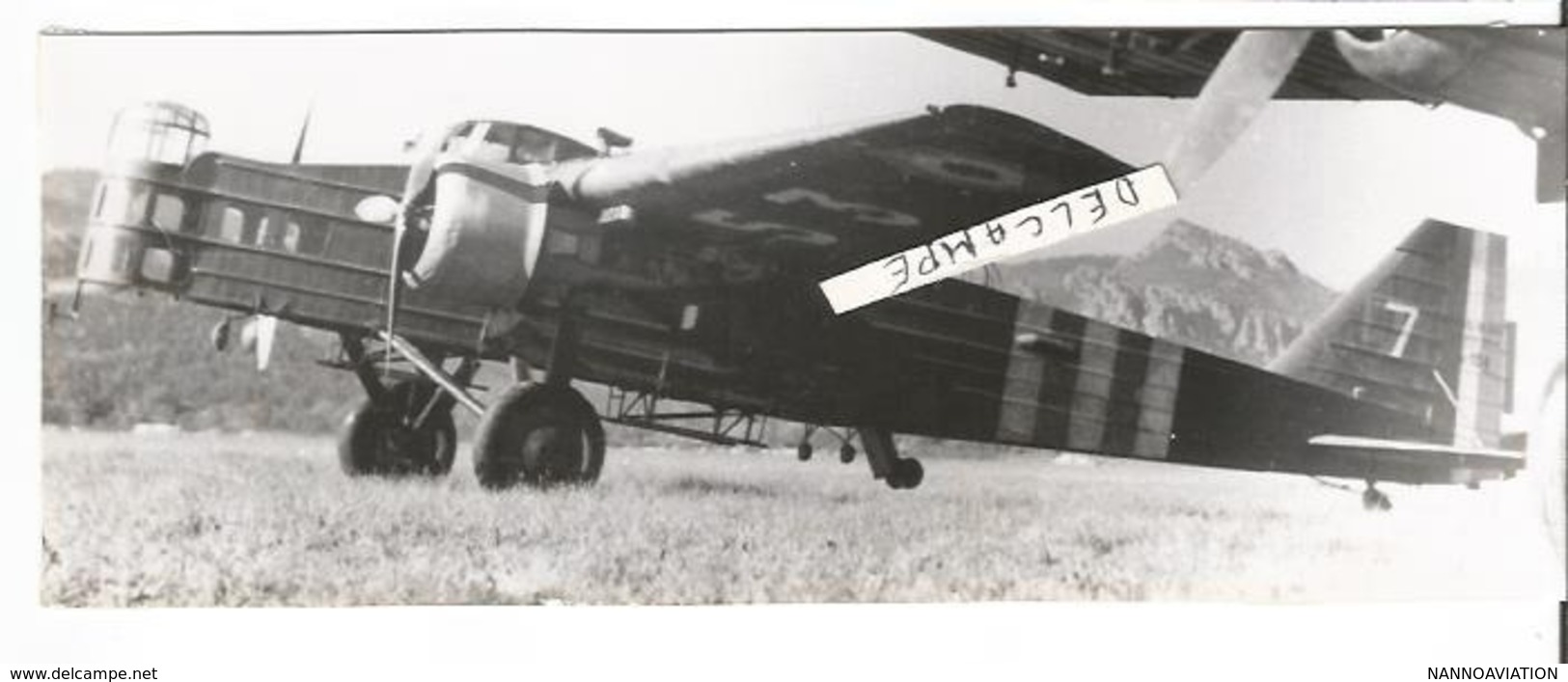 PHOTO AVION BLOCH 210  N°154  17X6CM - Aviation