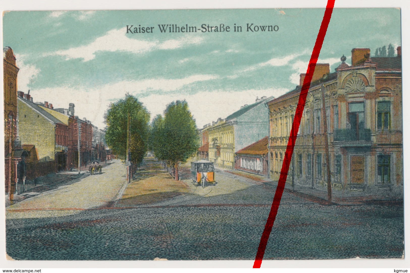 Kaunas Kowno Kauen - Kaiser-Wilhelm-Straße - 1918 - LIR 103 - Lituanie