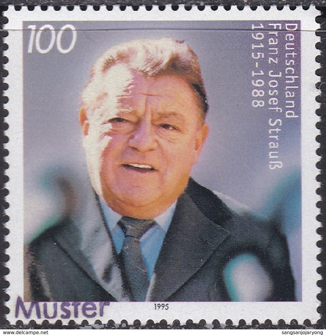 Specimen, Germany Sc1905 Politician Franz Josef Strauss (1915-88), Politicien - Other & Unclassified