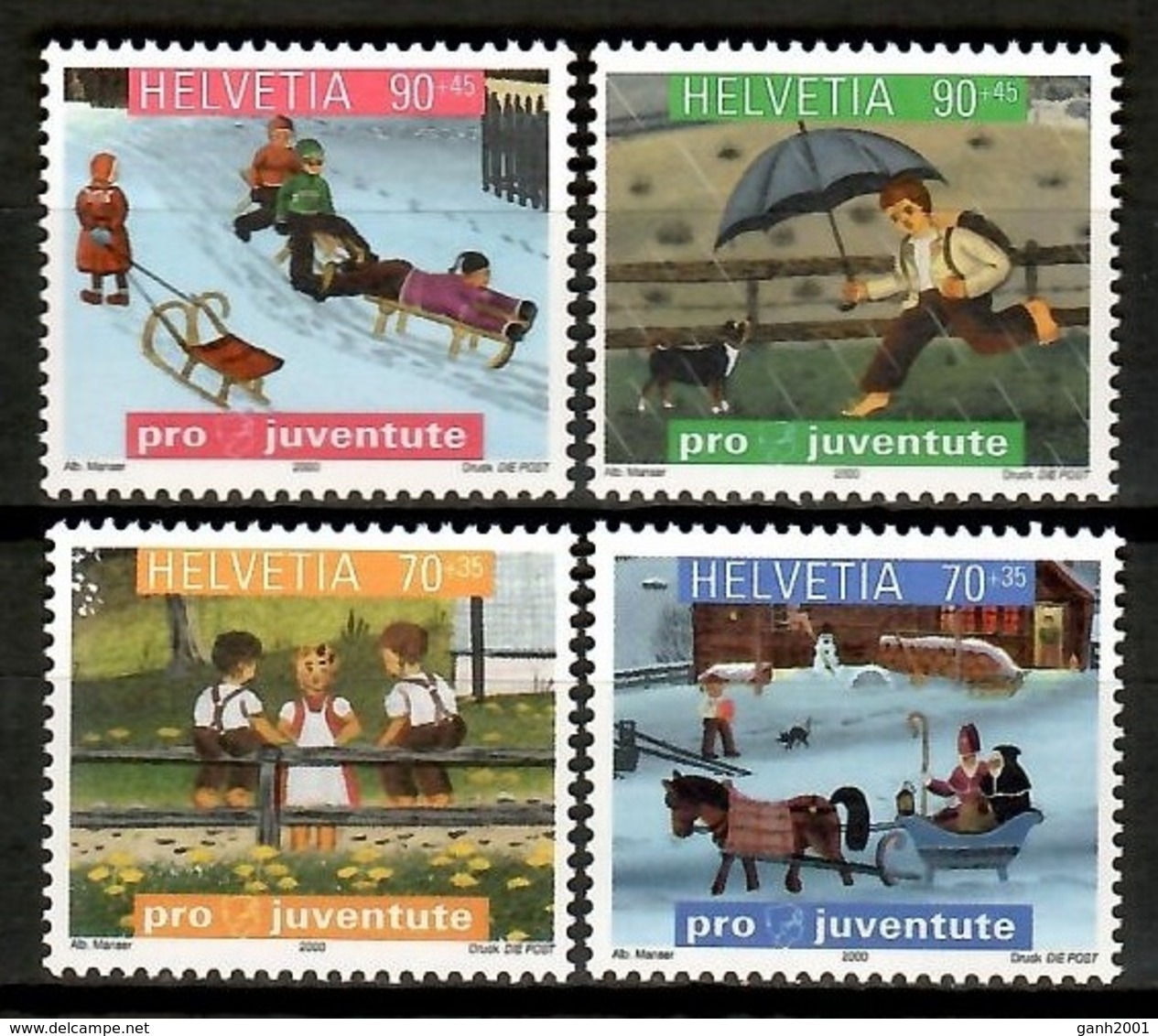 Switzerland 2000 Suiza / Children Pro Juventute MNH Pro Juventud Infancia / Cu14218  40-17 - Otros & Sin Clasificación