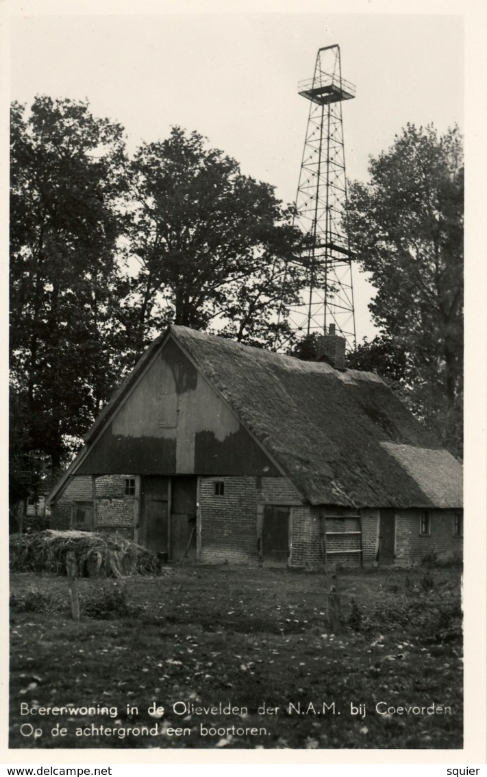 Boerenwoning In De Olievelden NAM, Boortoren, Real Photo - Coevorden