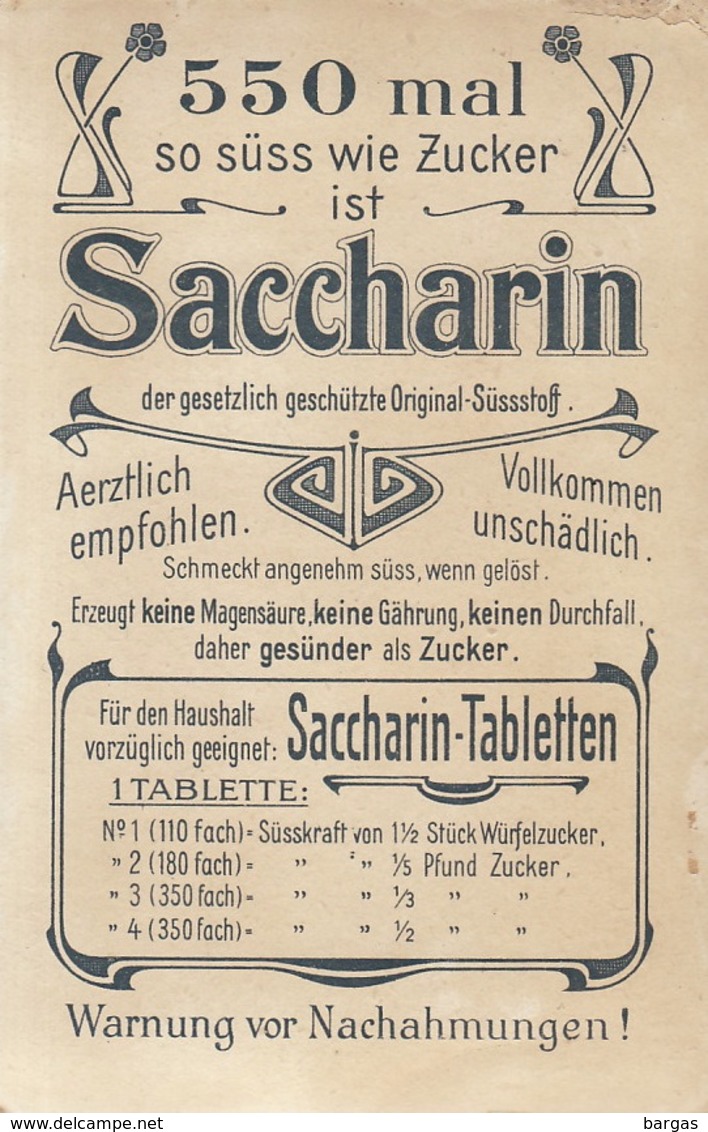 Chromo Saccharin Sucre Deutschland - Sonstige & Ohne Zuordnung