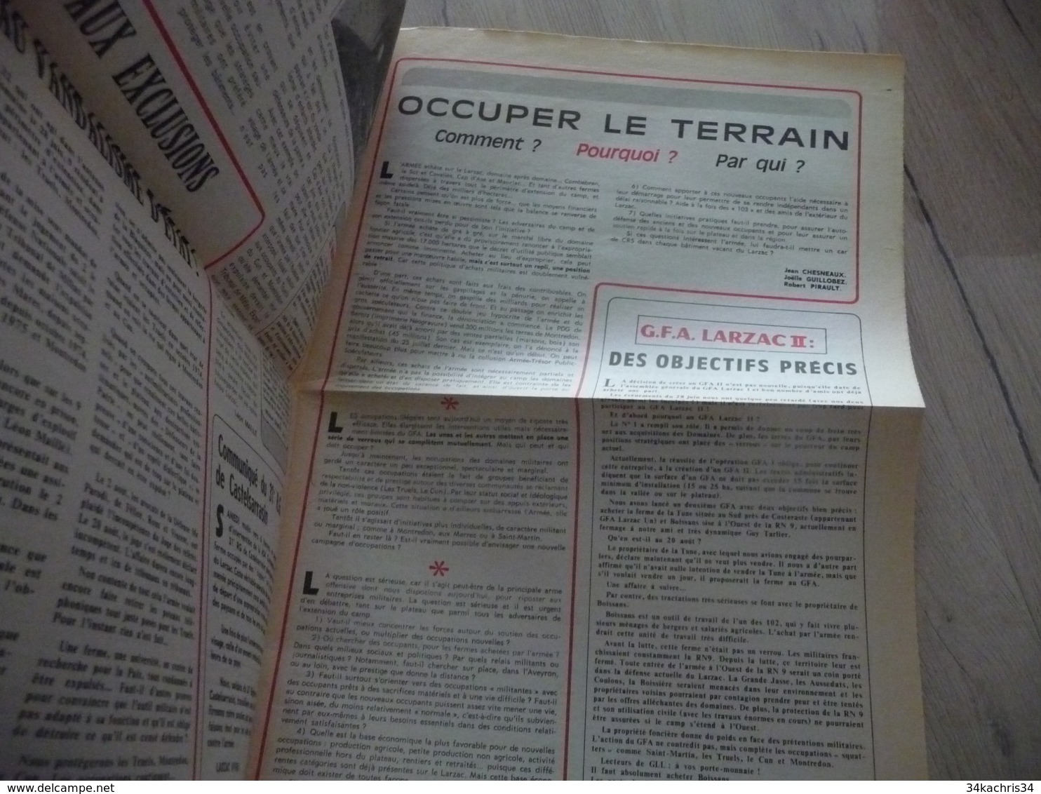 Journal Larzac Défense Du Larzac Gardarem  Lo Larzac N°11 Septembre 1976 - Languedoc-Roussillon