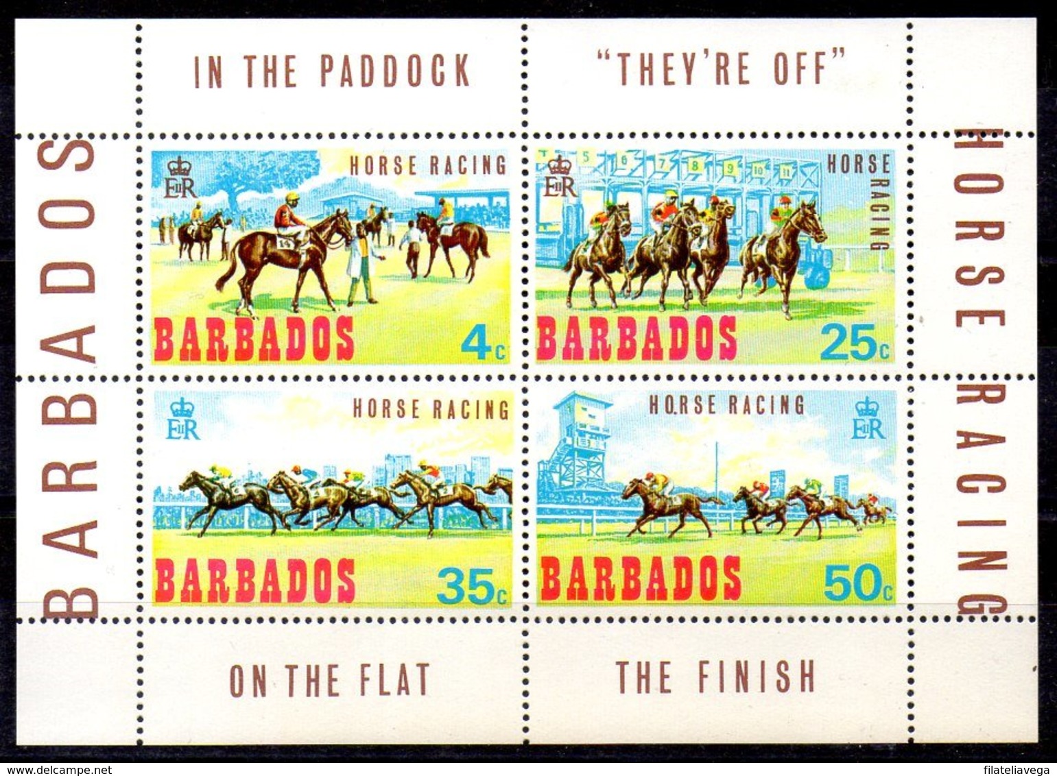 Barbados Hoja Bloque Nº Yvert  1 ** Valor Catálogo 6.0€ - Barbados (1966-...)