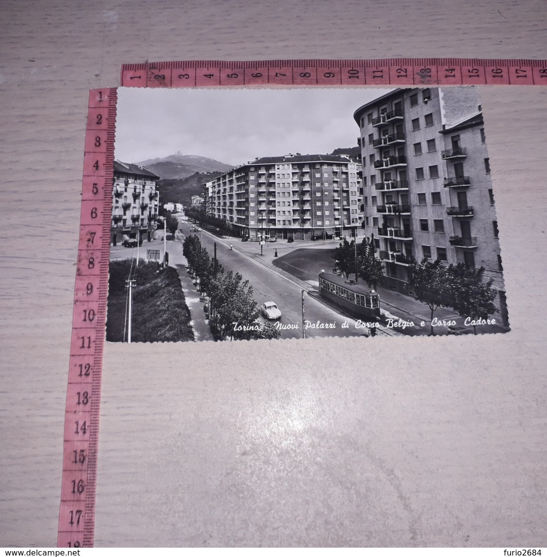 C-78577 TORINO NUOVI PALAZZI DI CORSO BELGIO E CORSO CADORE PANORAMA TRAMWAY TRAM D'EPOCA - Sonstige & Ohne Zuordnung