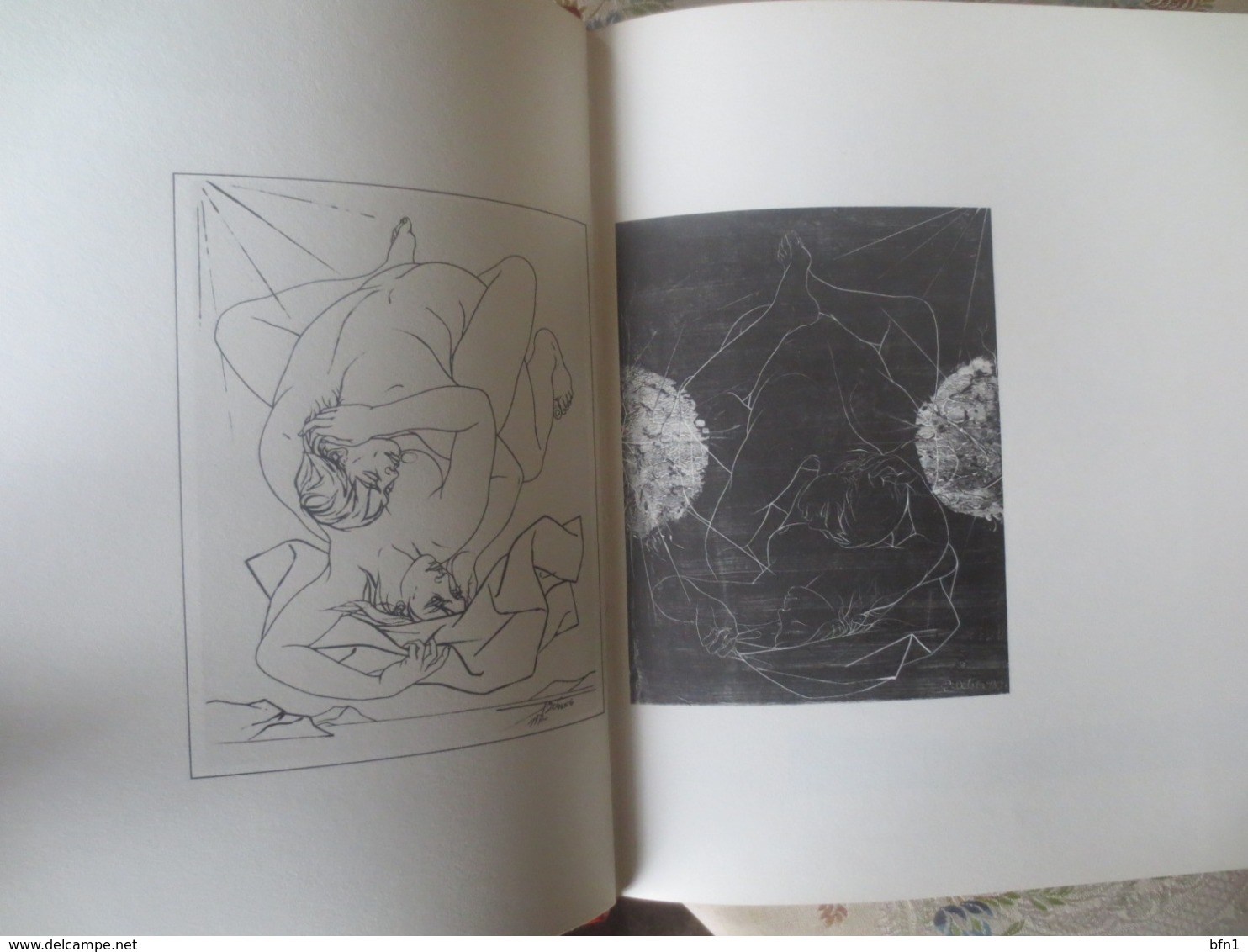 TREMOIS (Pierre-Yves). Exemplaire De Présentation Du Livre D' Eros 1970-Gravures Monotypes Et Gouaches - Auteurs Français