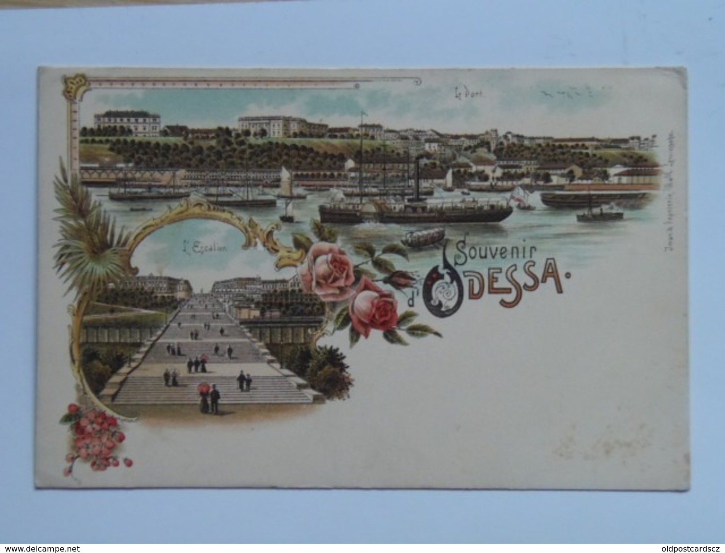 Russia 405 Odessa Odesa Litho 1900 - Russland