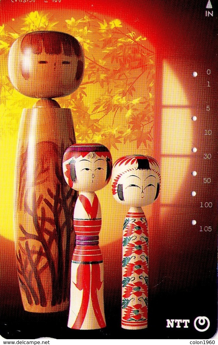 JAPON. Kokeshi Dolls. 04/1994. JP-411-233 B. (037) - Japón