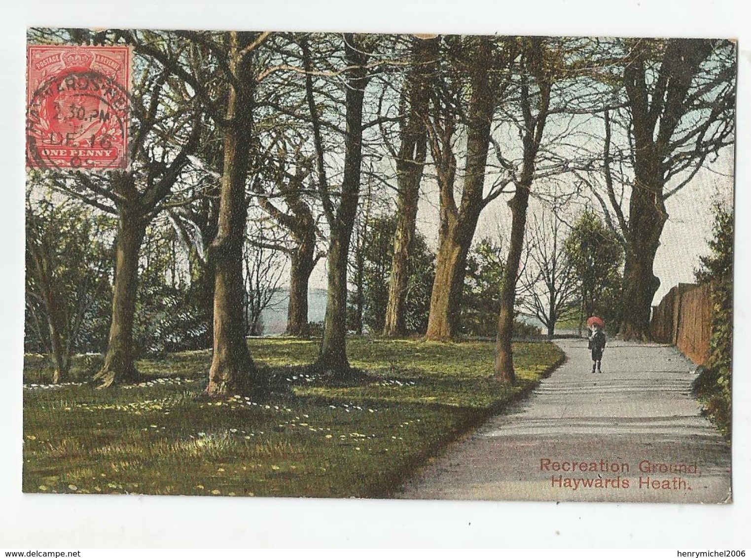 Angleterre - Sussex Recreation Ground Haywards Heath 1909 - Andere & Zonder Classificatie