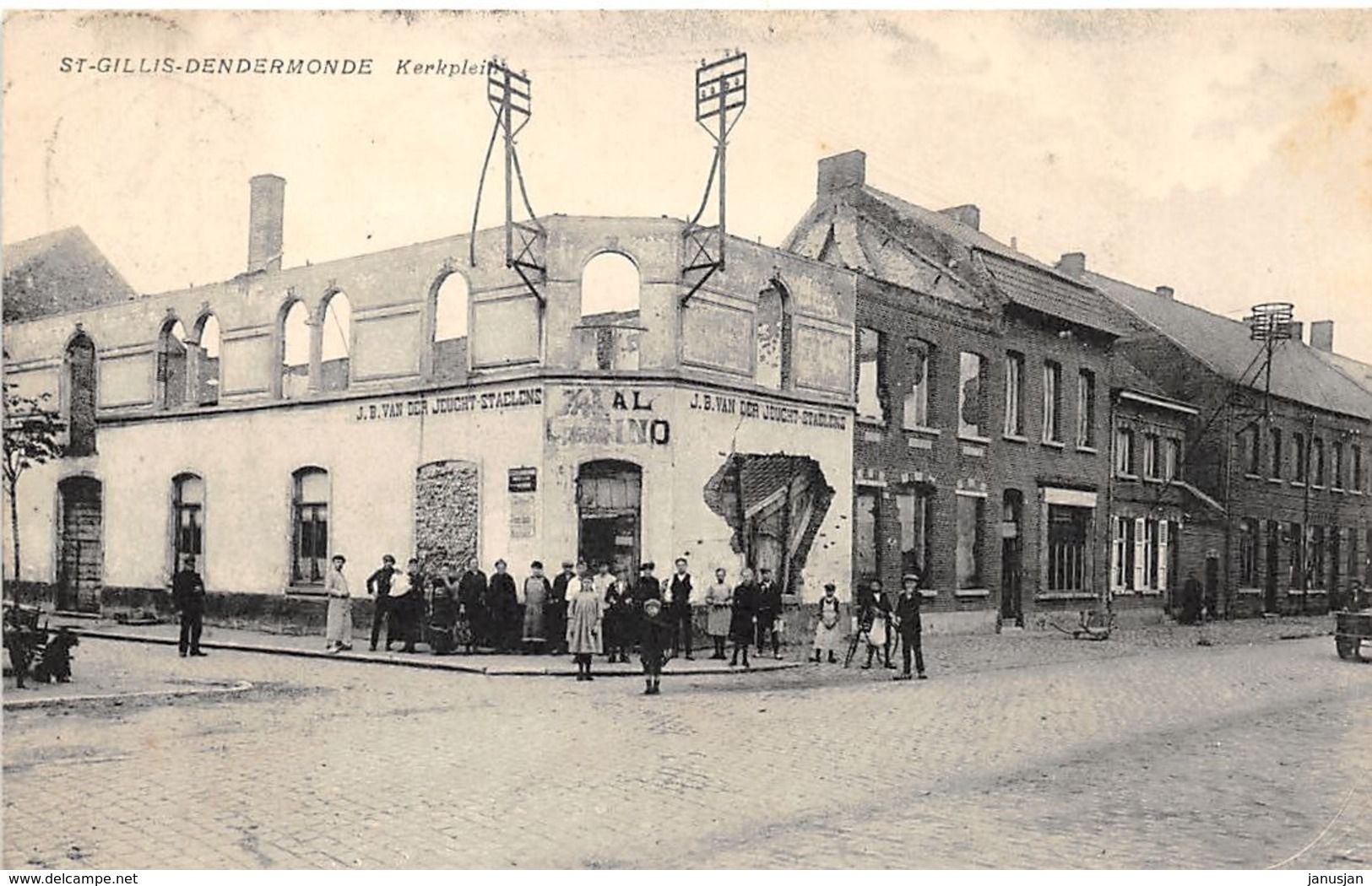 BB013 St Gillis-Dendermonde Kerkplein 1920-30 - Dendermonde