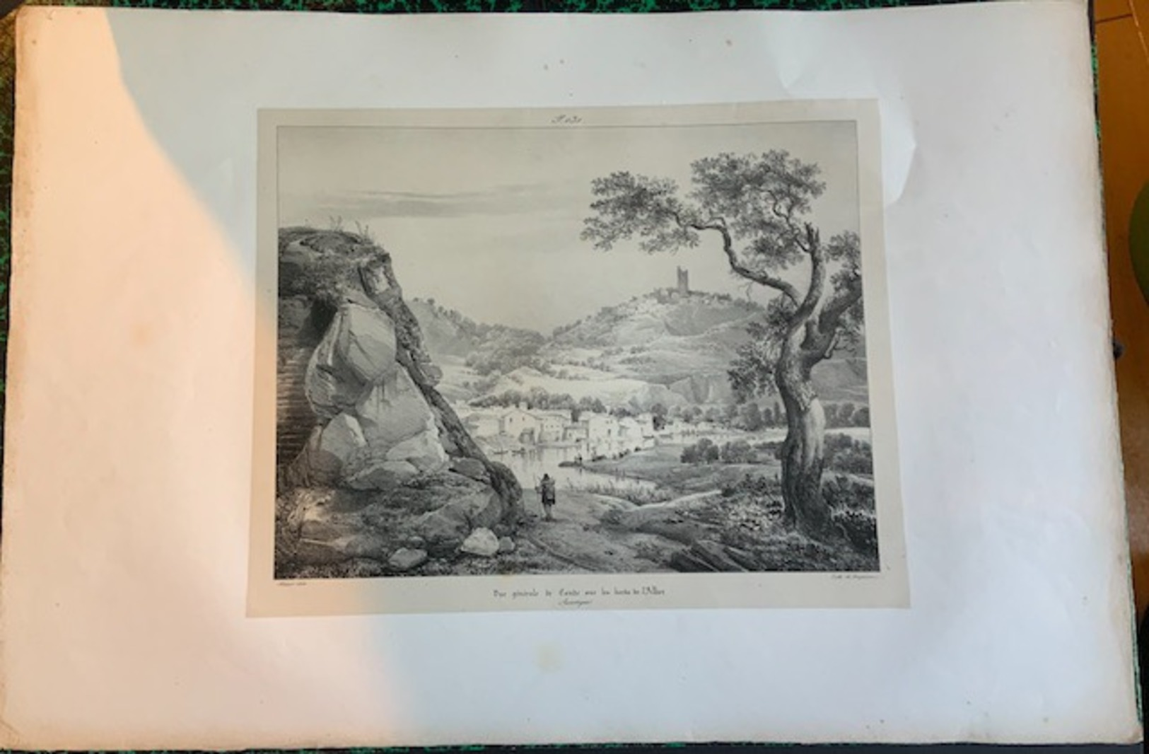 Lithographies sur l'Auvergne (une cinquantaine)