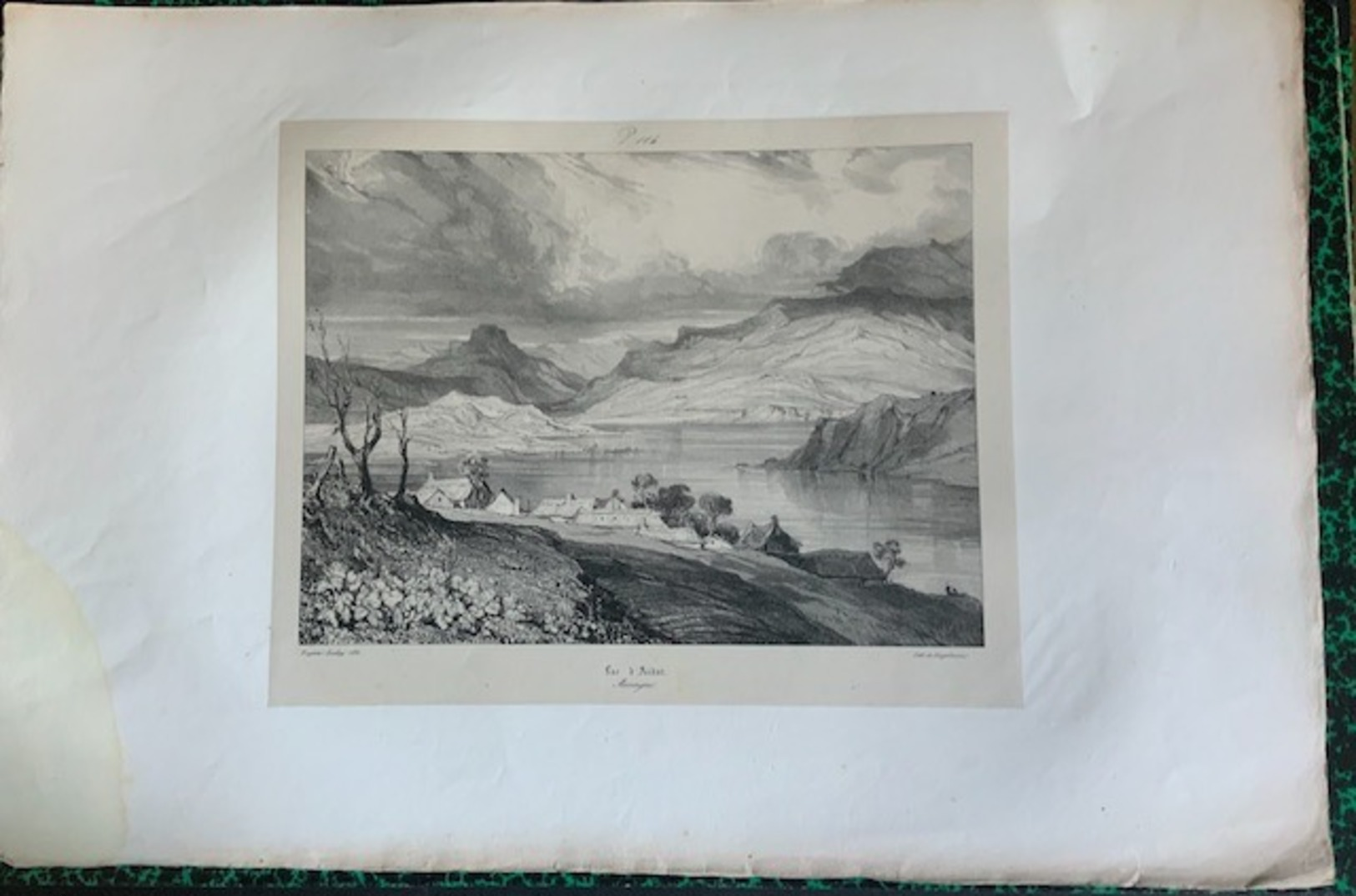 Lithographies sur l'Auvergne (une cinquantaine)