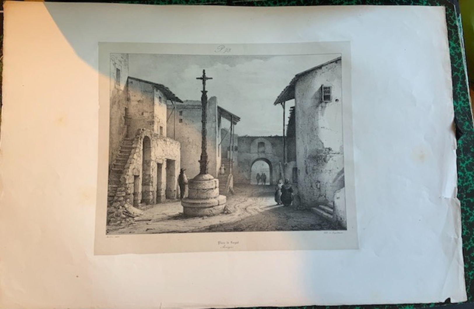 Lithographies sur l'Auvergne (une cinquantaine)