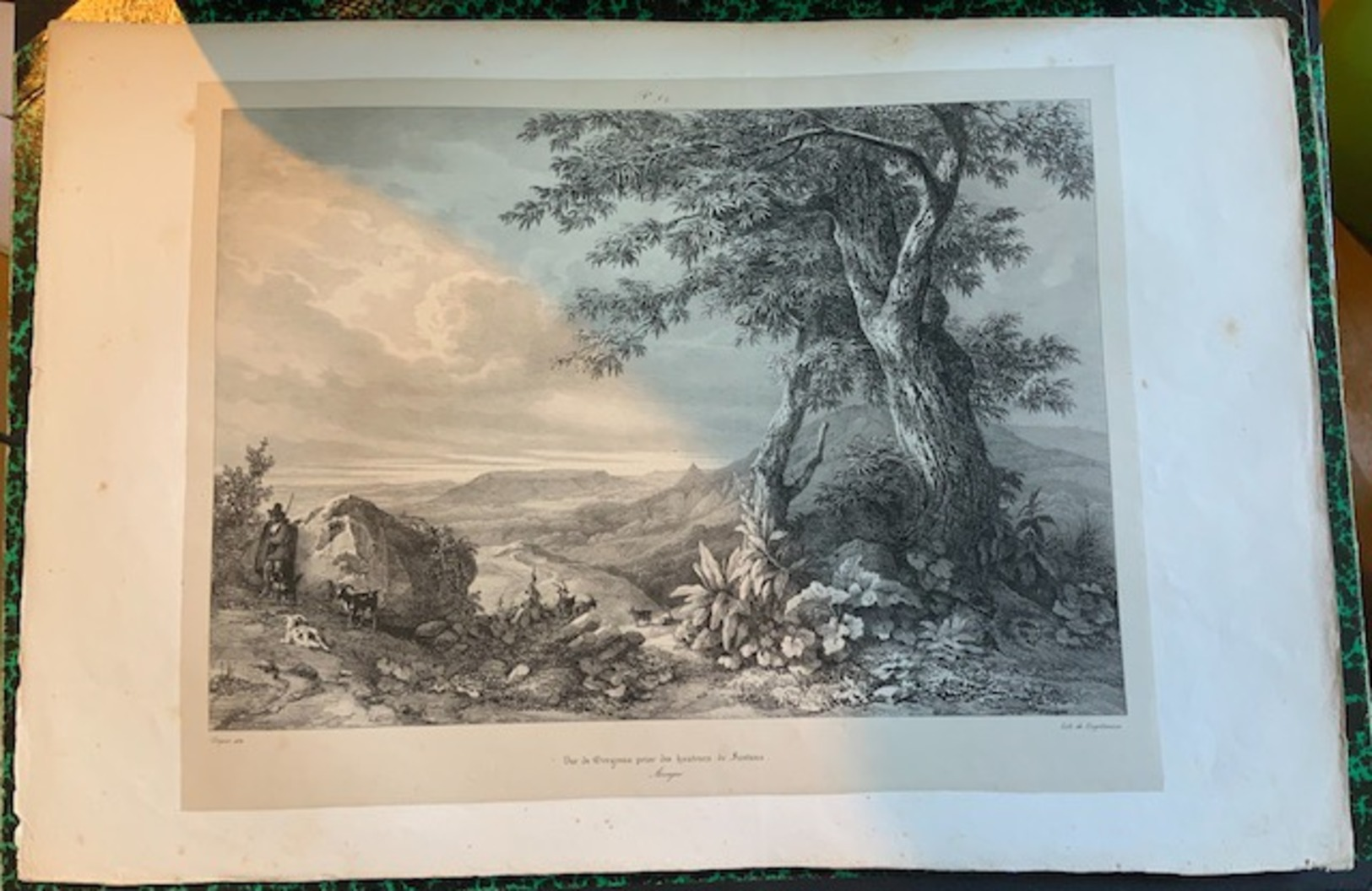 Lithographies sur l'Auvergne (une cinquantaine)