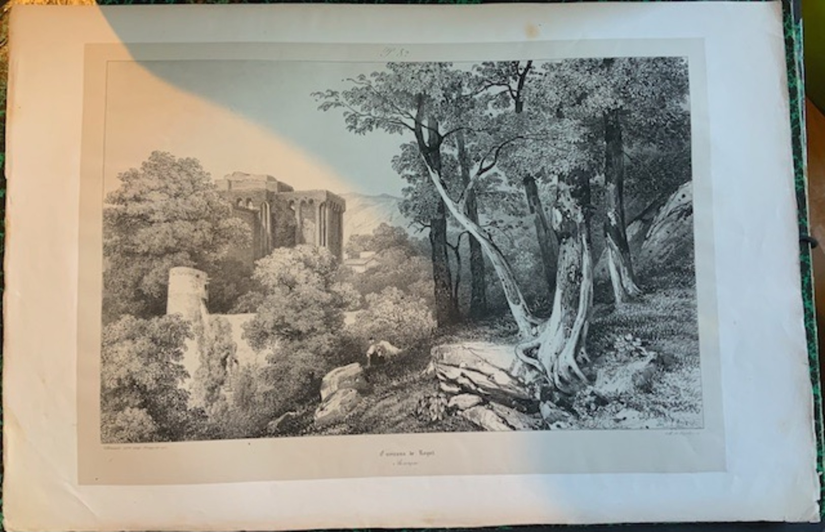 Lithographies sur l'Auvergne (une cinquantaine)