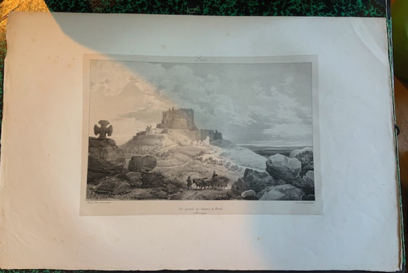 Lithographies sur l'Auvergne (une cinquantaine)