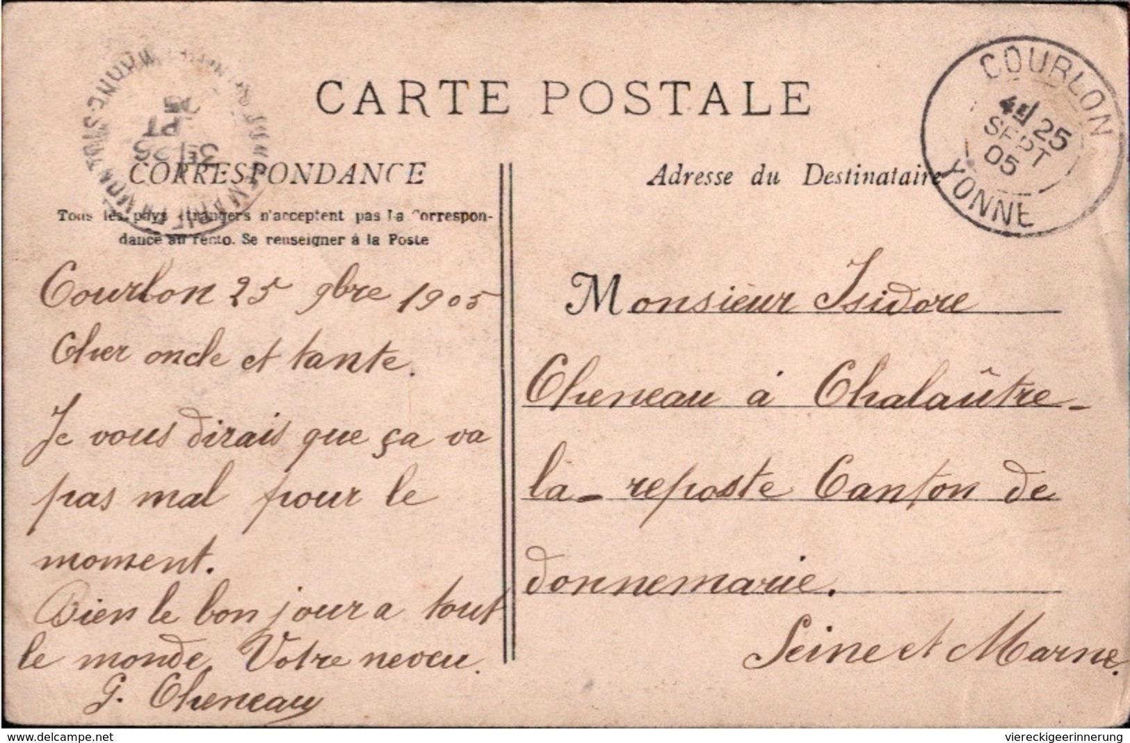 ! [13] Cpa Marseille, La Prefecture, Phototypie E. Lacour, 1905, Frankreich - Non Classés