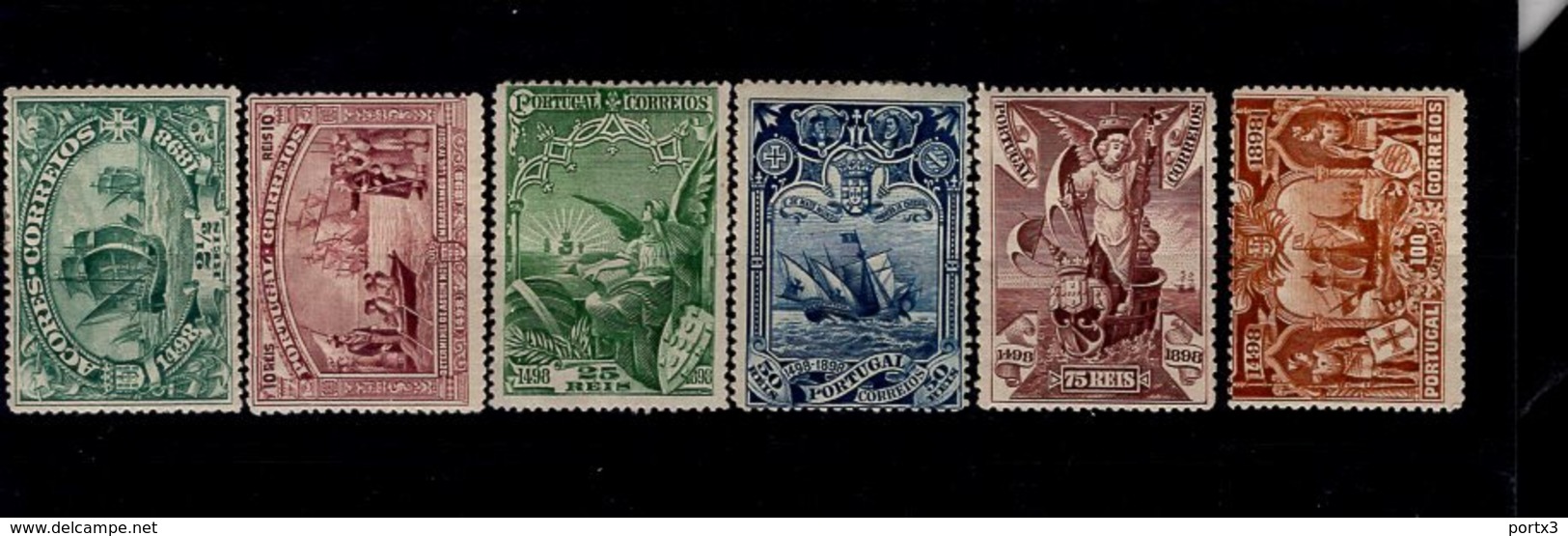 Por.138 - 144 Ex Seeweg Nach Indien MLH * Falz - Unused Stamps