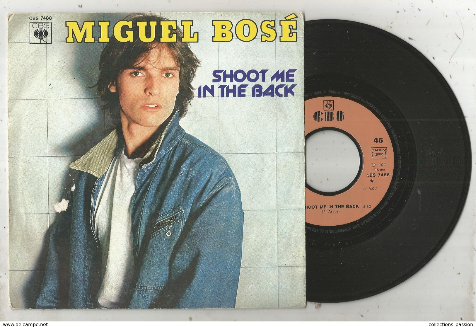 JC , 45 T ,vinyl , MIGUEL BOSE, 2 Scans,  Frais Fr 3.50 E - Sonstige & Ohne Zuordnung